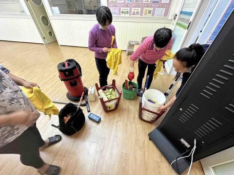 旭哥職人專業清潔 - 幼稚園清潔工作