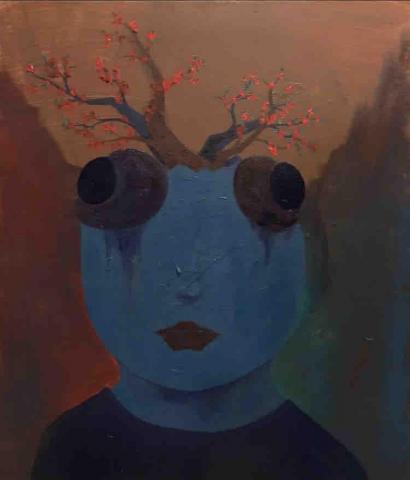 鼠兔 -  油畫類插畫