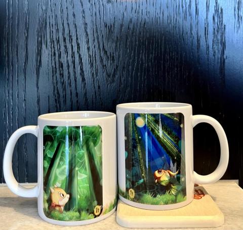 許曉娟 - 杯子插畫繪畫