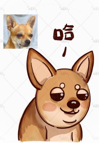 許曉娟 - Q版吉娃娃繪畫