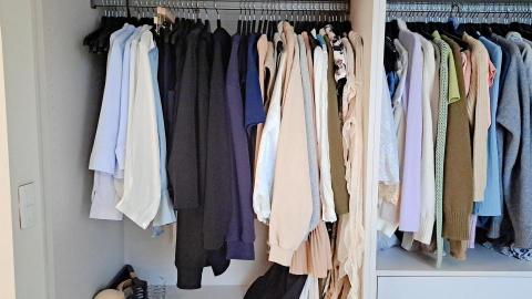 真愛家家事服務媒合公司 - 收納分類的更衣室