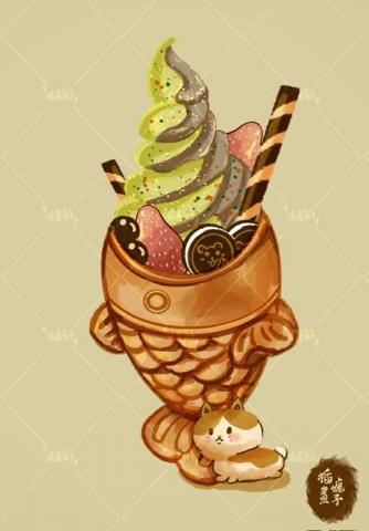 許曉娟 - 插畫設計（冰淇淋
