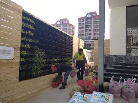 律陽工程行 - 植生牆施工