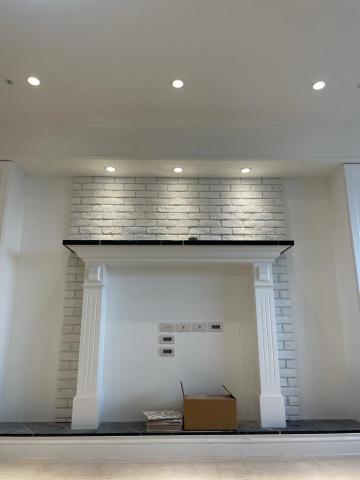 萌e油漆工坊 - 壁爐冷烤漆作品