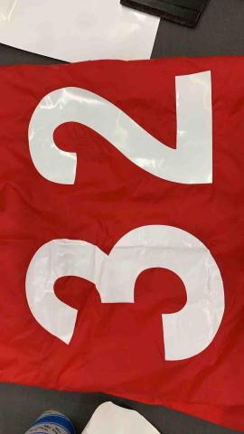 林毓彣 - 紅布條數字割型更改