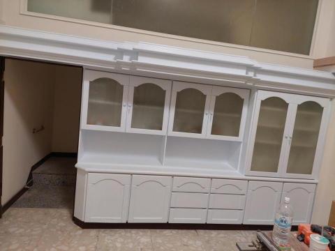 力爺油漆工程 - 中壢區中北路(舊櫃烤白美化 力爺油漆工程 - 中壢區中北路(舊櫃烤白美化