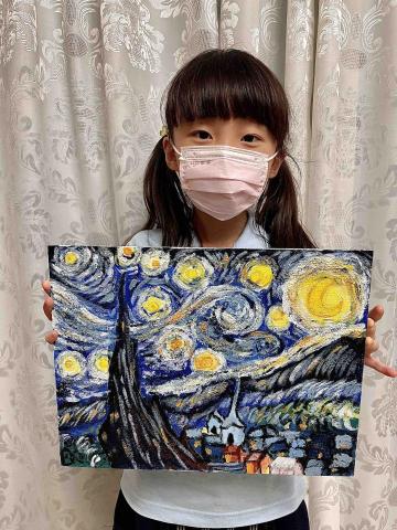 黛飾萍藝工作室 - 名畫體驗_石英砂畫