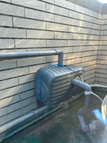 富潤水電工程行 - 加壓馬達安裝。