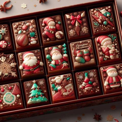 Breezy Pavilion - 這款精美聖誕節系列巧克力，融入聖誕元素設計出獨特造型