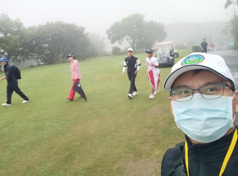 傑克教練 - 擔任賽事志工，近距離觀察選手動作。