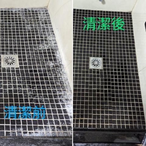 周盈坊 個人居家清潔 - 客戶浴室長時間未使用及清潔，導致累積很多水垢