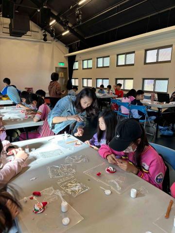 莉莉安Lilian - 112年桃園文化局民俗技藝校外教學手作DIY黏土教學