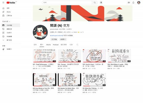 a N - 閱讀 {N} 次方 &times; YouTube