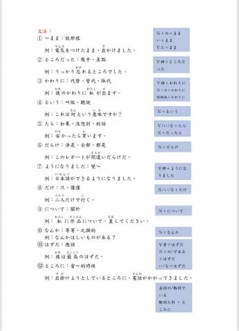 李沂儒 - 文法總結