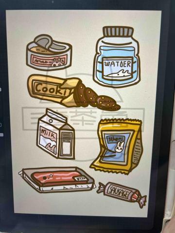 粉色實驗工作室 -  插畫食物設計