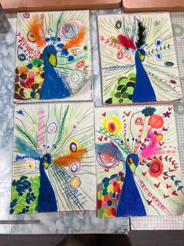 梁詩珮 - 學生作品/3-6歲/粉彩/水彩