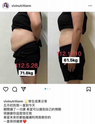 營養師Vivi - 學生成果分享