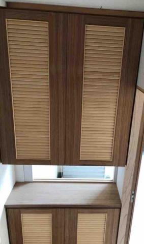 一木室內裝修有限公司 - 木作鞋櫃|木百葉門片 一木室內裝修有限公司 - 木作鞋櫃|木百葉門片