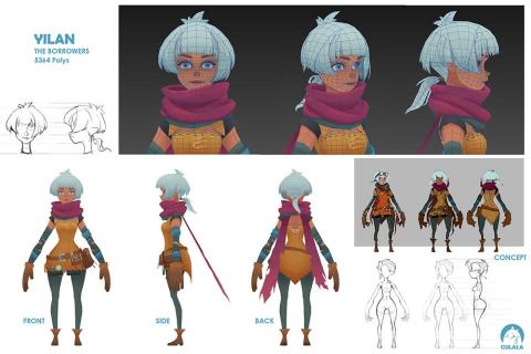 酷拉拉-插畫設計師 - 遊戲3D人物製作