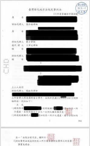 鄭才 律師 - 當事人家族涉有遺產案件
並遭其他家族成員侵占遺產
經本律師提起訴訟後
成功為當事人爭得遺產
並成功依當事人所指定之分割方式獲得土地 鄭才 律師 - 當事人家族涉有遺產案件
並遭其他家族成員侵占遺產
經本律師提起訴訟後
成功為當事人爭得遺產
並成功依當事人所指定之分割方式獲得土地