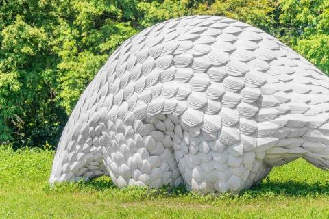 Zhong - 臺三線藝術季 穿山甲鱗片製作 

圖片提供：山冶計畫。攝影：徐詠倫
