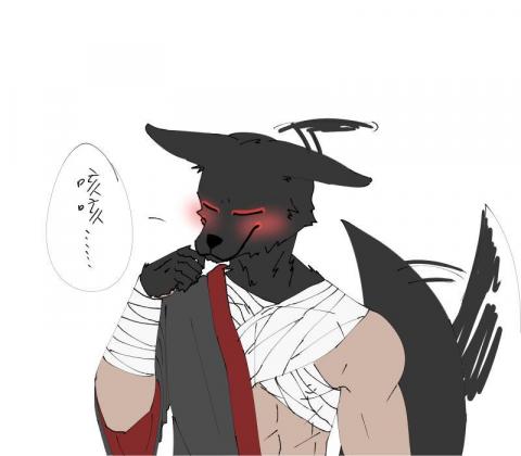 小黑豆 - 角色胸上日常塗鴉（上底色）