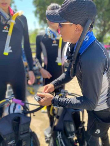 天晴潛水-小江教練 - 教學講解～帶動唱時間