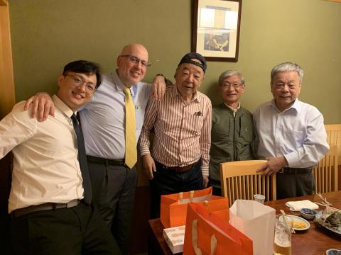 陳游永澤 - 在日本與上司們的合照