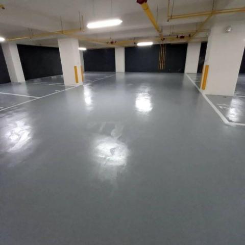 棋琳EPOXY環氧樹脂專業地板止滑師 - 地下室停車場EPOXY地板
