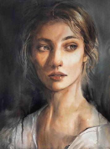 蔡佾瑾 - 人物水彩