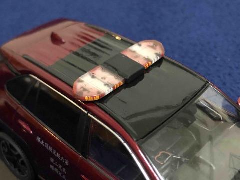 喬治老爹藝工坊 - 新北市政府消防局委託製作之禮贈品模型車，自製警示燈