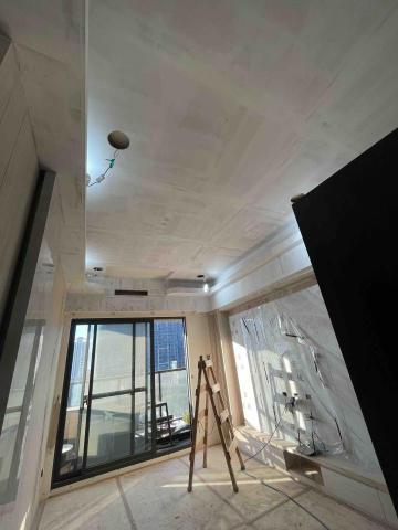 家油塗裝 - 遠雄之星8 天花板造型 噴漆前