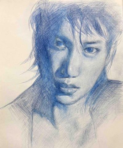 蔡佾瑾 - 色鉛筆人物