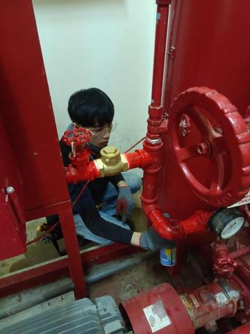 永三消防-石育銘（石頭） - 消防呼水槽逆止閥更新