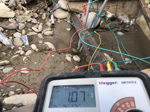 家豪私人水電維修 - 接地系統EPC電阻值測量