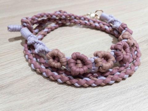 日籽空間macrame編織手作工作室 - 手機掛繩,可調整長度90~120公分 日籽空間macrame編織手作工作室 - 手機掛繩,可調整長度90~120公分