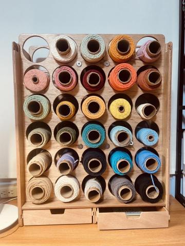 宇德 - 業主需求：放置大量手工藝繩捲、須預留未來能疊放上座增加放置空間。