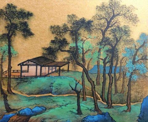 劉晏銘 - 青綠山水臨摹