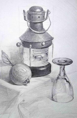 劉晏銘 - 鉛筆靜物素描