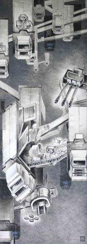 劉晏銘 - 工業風格水墨創作