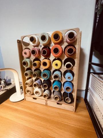 宇德 - 業主需求：放置大量手工藝繩捲、須預留未來能疊放上座增加放置空間。