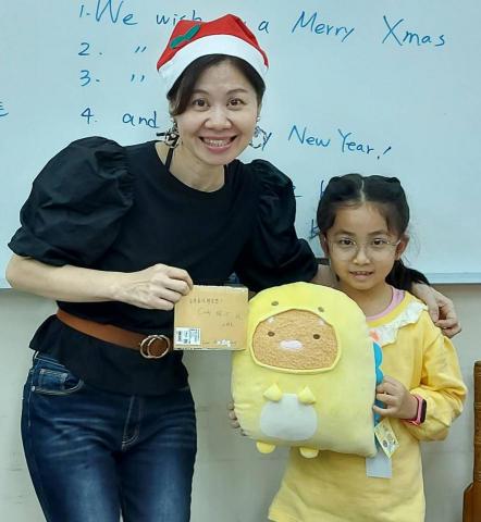 梁老師英語班 Grace - Cindy can read English very well.