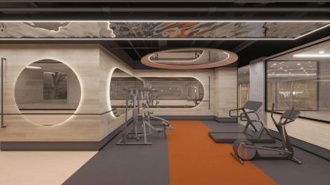 劉名烜 - 健身房效果圖