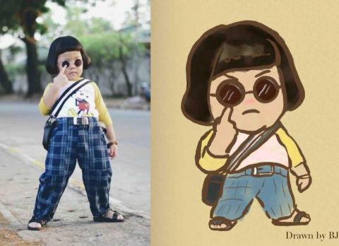 蔡政哲 BJpainting - 卡通人像畫