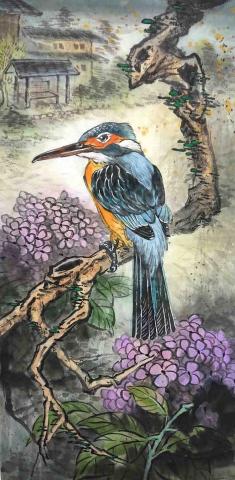 劉晏銘 - 水墨花鳥