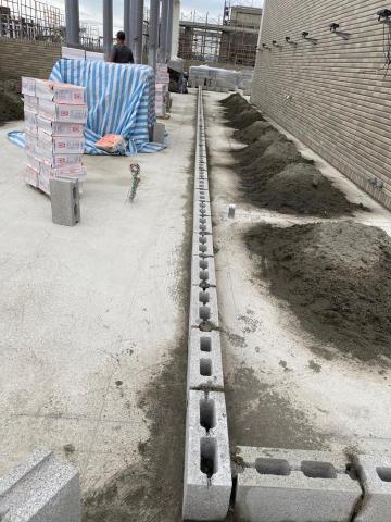 松梅園 園藝景觀設計 - 花台磚造工程