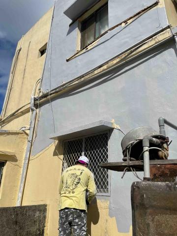 洺源油漆工作坊 - 外牆施工