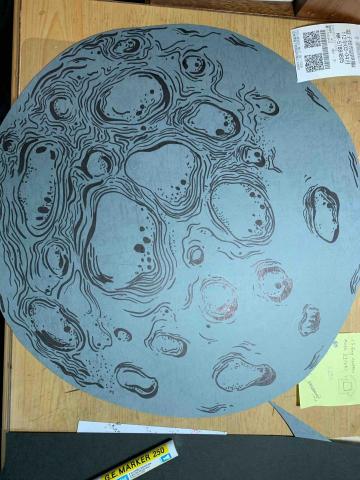 呆森 - 線畫月球 呆森 - 線畫月球