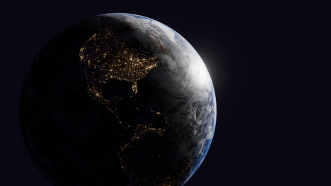 只紙 - 3D建模-地球