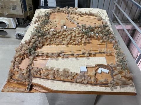 只紙 - 山坡地地景模型